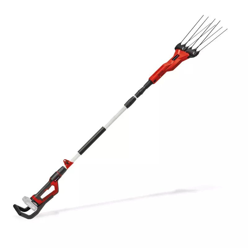 Einhell Power X-Change Akku-Oliven-/Obstrüttler Ge-Fs 18/53 Li-Solo (Rojo/Negro, Ohne Akku Und Ladegerät, Mit Teleskop-Stiel) 3411400