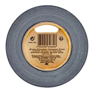 Cinta Americana Universal 3; 50 M X 48 Mm, Negra