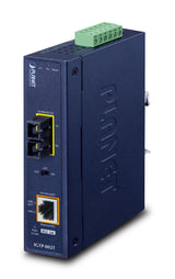 Planet Ip30 Industrial 10/100/1000ba Convertidor De Medio 1000 Mbit/S Azul