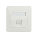Keystone Faceplate 45° For 1 Module, Blanco Puro