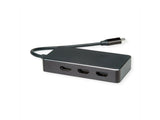 Value Multi-Display Adapter Usb Typ C - 3x Hdmi, Multi-Stream 4k