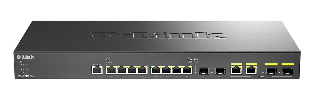 EAN 0790069409332 - D-Link DXS-1210-12TC switch Gestionado L2/L3 10G Ethernet (100/1000/10000) 1U Negro, Plata imagen 1