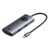 Docking Usb Tipo-C Vention Tqzhb Rj45 2xusb 1xusb Tipo-C 1xhdmi 1xusb Tipo-C Pd Gris