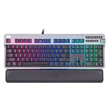 EAN 4713227530590 - Thermaltake ARGENT K6 RGB teclado Juego USB QWERTZ Alemán Titanio imagen 1