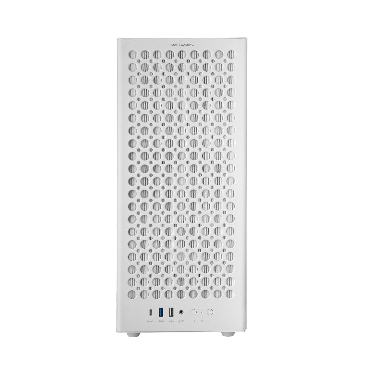 Caja Pc  Atx Mars Gaming Mc-T800 Frontal Airdot Mesh 4x Ventiladores Fdb Cablehatch Usb-C Blanco