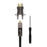 Aisens Cable Hdmi V2.1 Aoc Desmontable Ultra Alta Velocidad / Hec 8k@60hz 4k@120hz 4:4:4 48gbps - A/M-D/A/M - 30m -