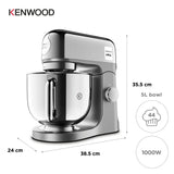 Batidora Kenwood Kmix Special Edition De Varillas 1000 W Cromo, Gris