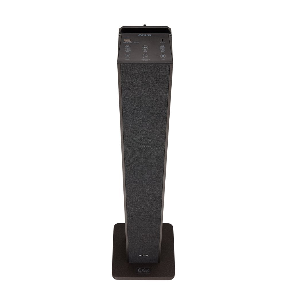 Altavoz Torre Aiwa Tsbt-270 Black Bluetooth 5.0 Tws Salida 50w Rms Puerto Usb Y Jack 3.5mm