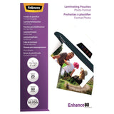 Fellowes Fundas 10x15cm 80 Microns 25pk