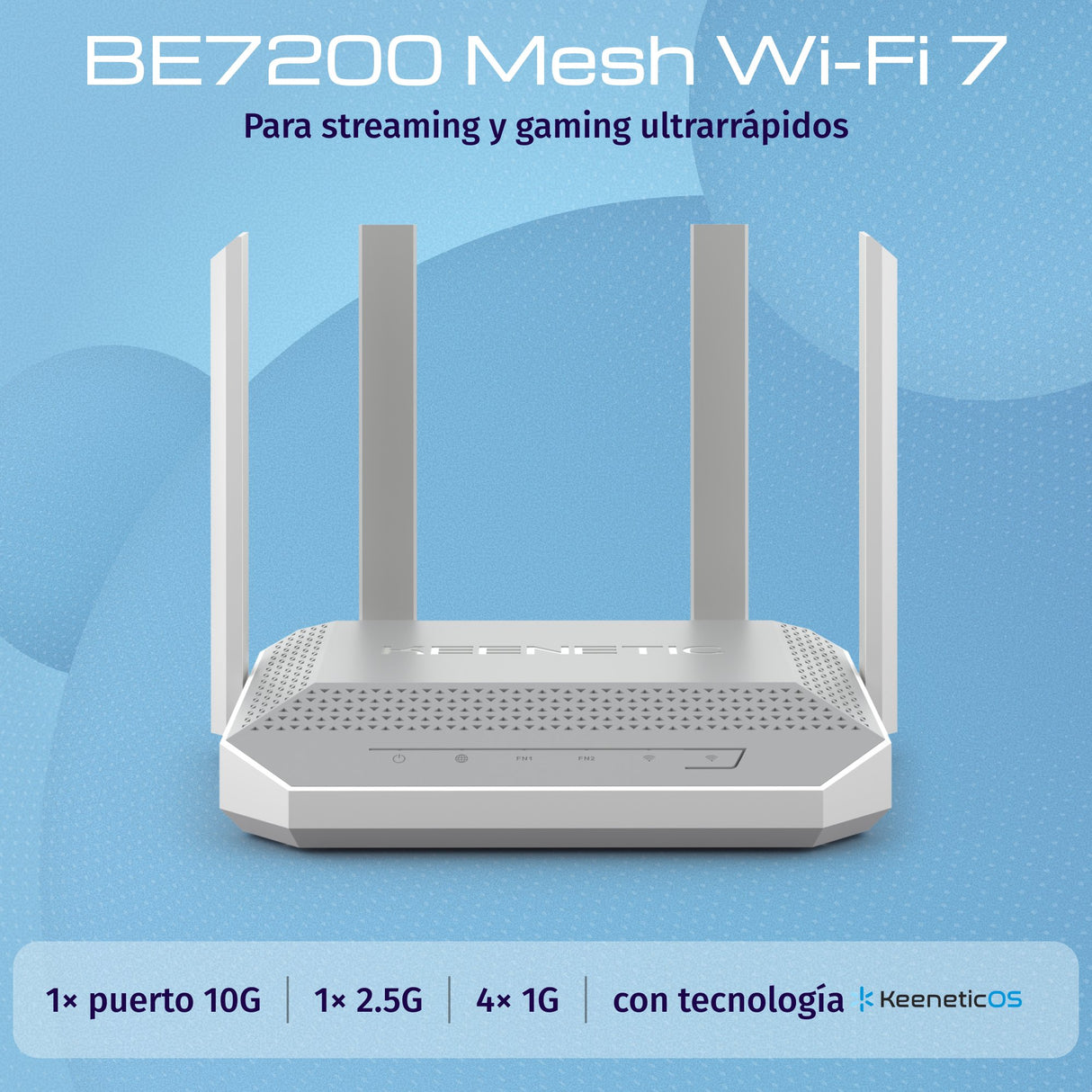 EAN 4897082922537 - Keenetic Titan (KN-1812) router inalámbrico 10 Gigabit Ethernet Doble banda (2,4 GHz / 5 GHz) Blanco imagen 2