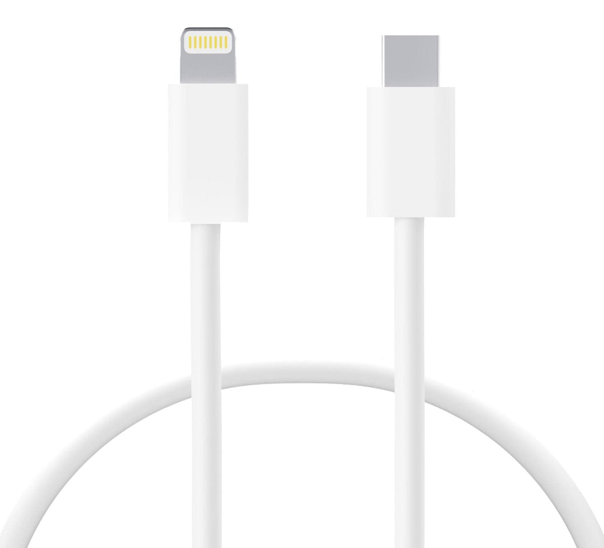 Cable  Ksix Contact Lcl2001clb Blanco  De Carga Y Datos Usb-C A Lightning Power Delivery Carga Rápida 1 M