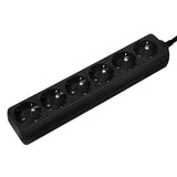 EAN 4052792052534 - LogiLink LPS238B base múltiple 1,5 m 6 salidas AC Interior Negro imagen 1