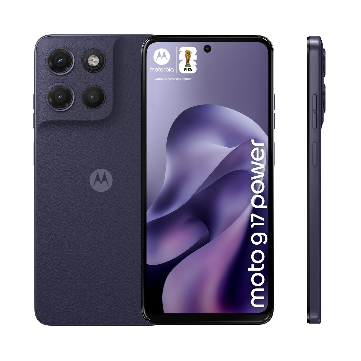 Smartphone  Motorola Moto G17 Power 17,1 Cm (6.72") Ranura Híbrida Dual Sim Android 15 Usb Tipo C 8 Gb 256 Gb 6000 Mah Púrpura