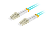 Cable Fibra Óptica 5m Lanberg Multi Lc/Upc-Lc/Upc Duplex Om3 50/125 Lszh Azul