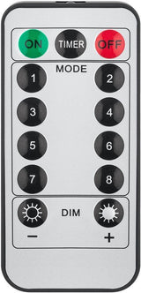 Cortina De Luz Con 300 Led
Con Mando A Distancia, Función Temporizador, 8 Modos De Luz, Dimmer, Usb Y Funcionamiento Con Pilas,