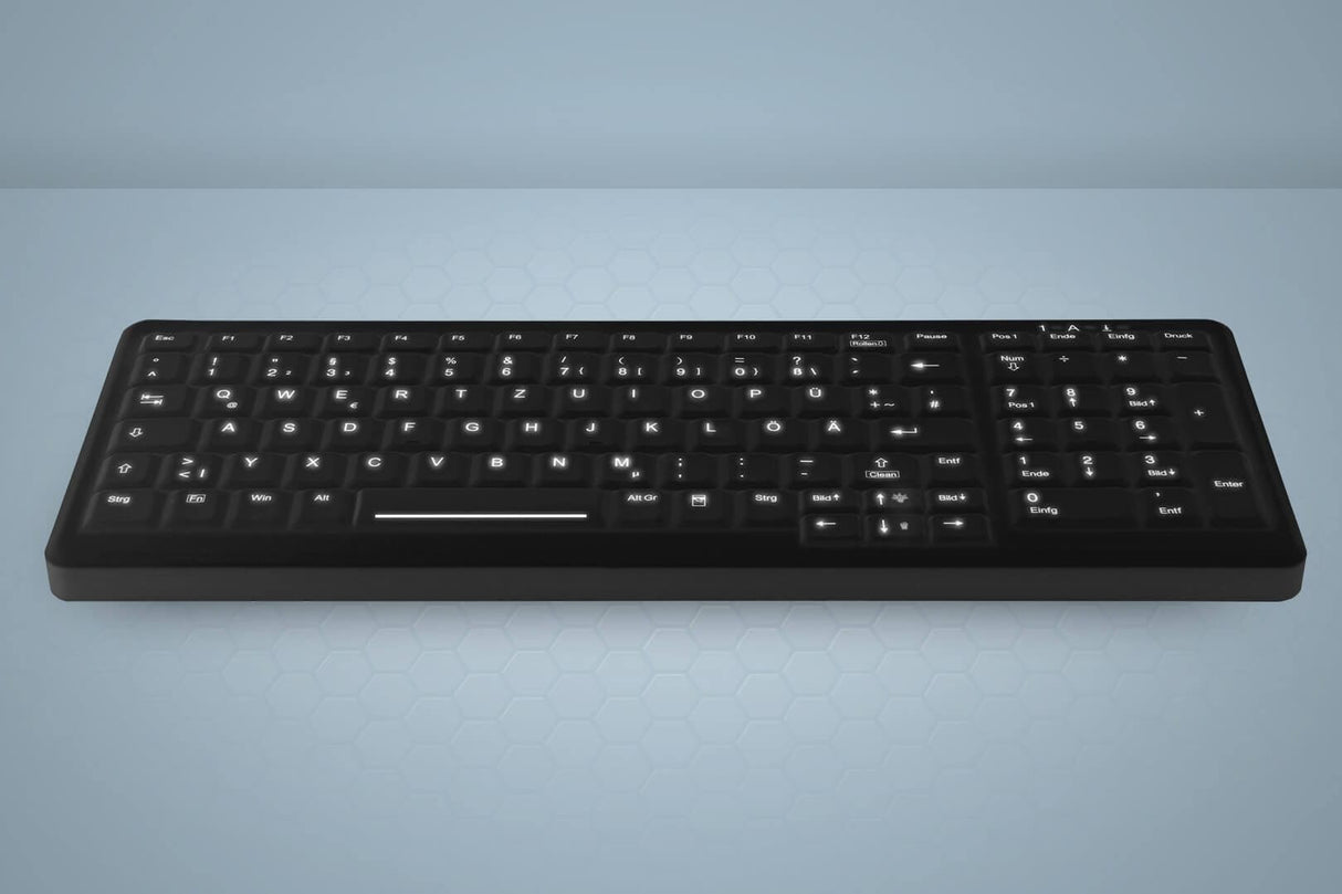 Teclado Alemán Active Key Ak-C7000 Usb Qwertz Negro