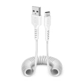 Sbs Usb Zu Usb-C Spiralkabel 1m Weiá