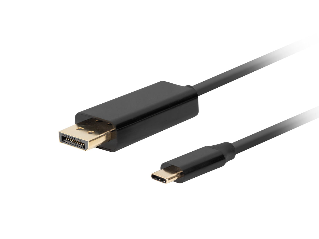 EAN 5901969436815 - Lanberg CA-CMDP-10CU-0018-BK adaptador de cable de vídeo 1,8 m USB Tipo C DisplayPort Negro imagen 1
