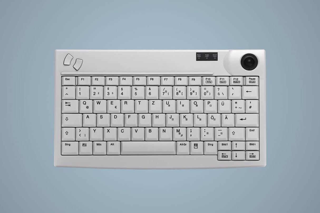 Cherry Aktive Key Industry 4.0 Mini Trackball Keyboard Usb L