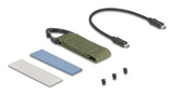 Carcasa Delock 42033 Para Ssd M.2 Nvme Usb 40 Gbps - Sin Herramientas