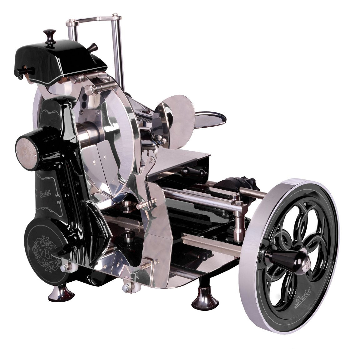 Berkel Volano B2 Black Fiorato Manual Flywheel Meat Slicer