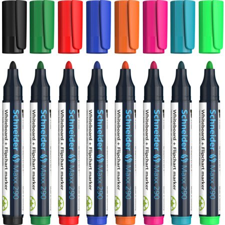 Schneider Schreibgeräte Whiteboard-Marker Maxx 290 8er Set Surtido
