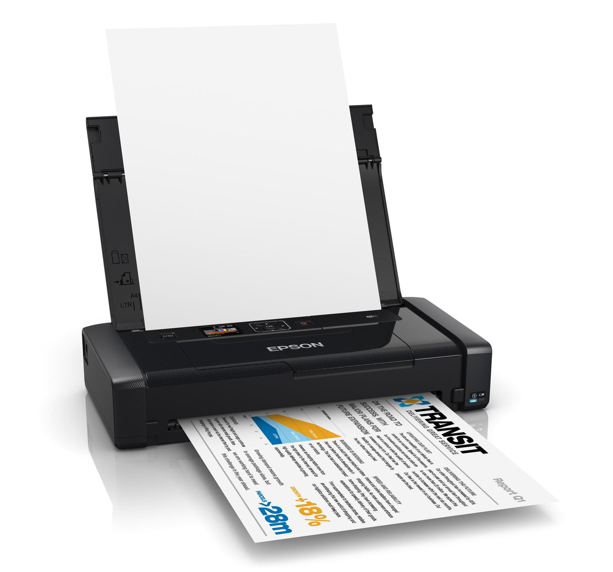 Impresora Epson Workforce Wf-100w 5760 X 1440 Dpi A4 Wifi Esc/P-R, Negro, Cian, Magenta, Amarillo, 5760 X 1440 Dpi, 14 Ppm, 11 Ppm, 20 Hojas