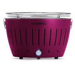 Lotusgrill G34 U Pu Barbacoa Y Parrilla Al Aire Libre Carbón Vegetal Tetera Púrpura