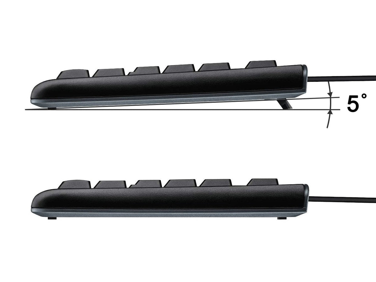 Equip Teclado Con Cable Us Negro 1.50m