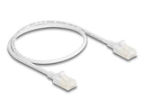 Delock Rj45 Cable De Red Cat.6a Macho A Macho U/Utp Slim 0,5 M Blanco