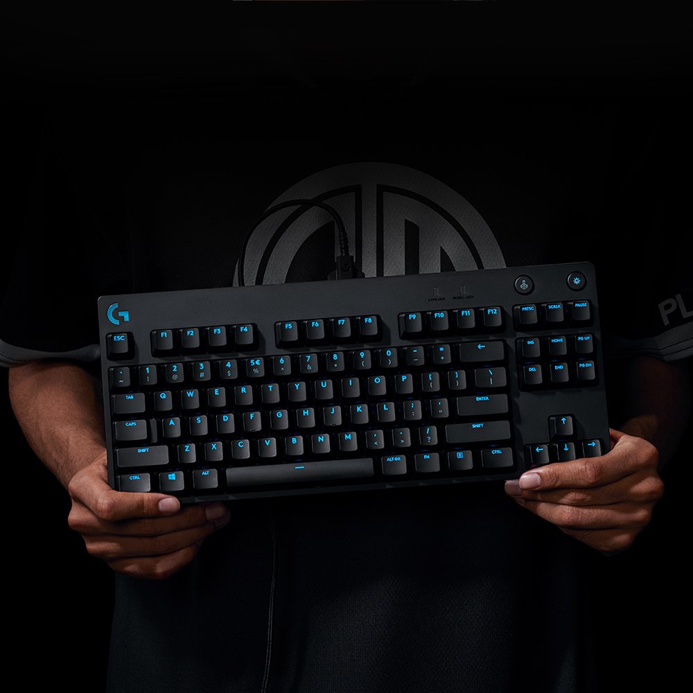 Teclado Ingles Logitech G Pro Gaming Usb Qwerty Internacional De Ee.Uu. Negro