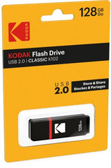 Pendrive Kodak K102 128gb Usb-A 2.0 Negro
