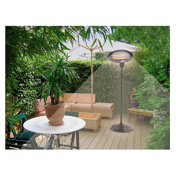 Olympia Bs 55 Calefactor Eléctrico Infrarrojo Negro 2000 W