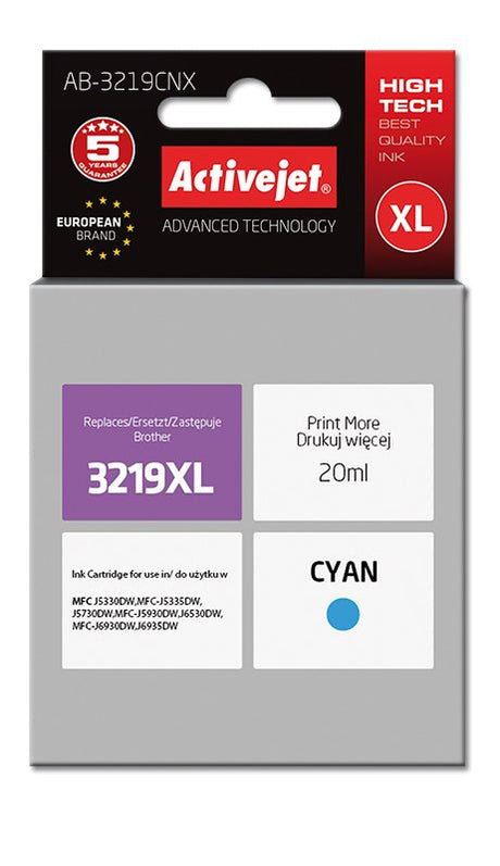 EAN 5901443108597 - Activejet AB-3219CNX cartucho de tinta 1 pieza(s) Compatible Alto rendimiento (XL) Cian imagen 1