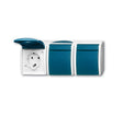 EAN 4011395993293 - Busch-Jaeger 2300/3 EW-53 toma de corriente CEE 7/3 Azul, Blanco imagen 1