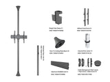 EAN 7350073733620 - Multibrackets 3620 soporte para pantalla de señalización 165,1 cm (65") Negro imagen 8