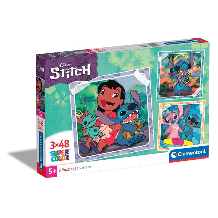 Puzzle Stitch Disney 3x48pzs