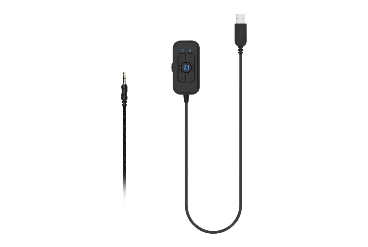 Abysm Ag700 Pro 7.1 Auriculares Gaming Blanco/Azul