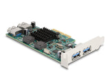 Delock Pci Express X4 Tarjeta A 2 X Extern Usb 5 Gbps Typ-A +