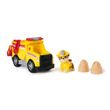 Spinmaster Paw Patrol Fire Rescue - Rubbles Rettungs-Truck (Mit Schaufel Und Geschossen Sowie Rubble Hundefigur) 6072662