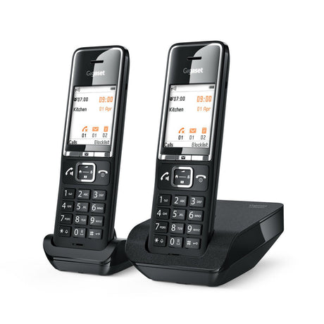 EAN 4250366866352 - Gigaset COMFORT 550 duo Teléfono analógico Identificador de llamadas Negro imagen 11