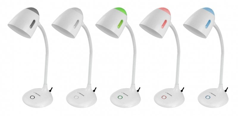 Esperanza Eld110w Electra Lámpara De Escritorio Blanco