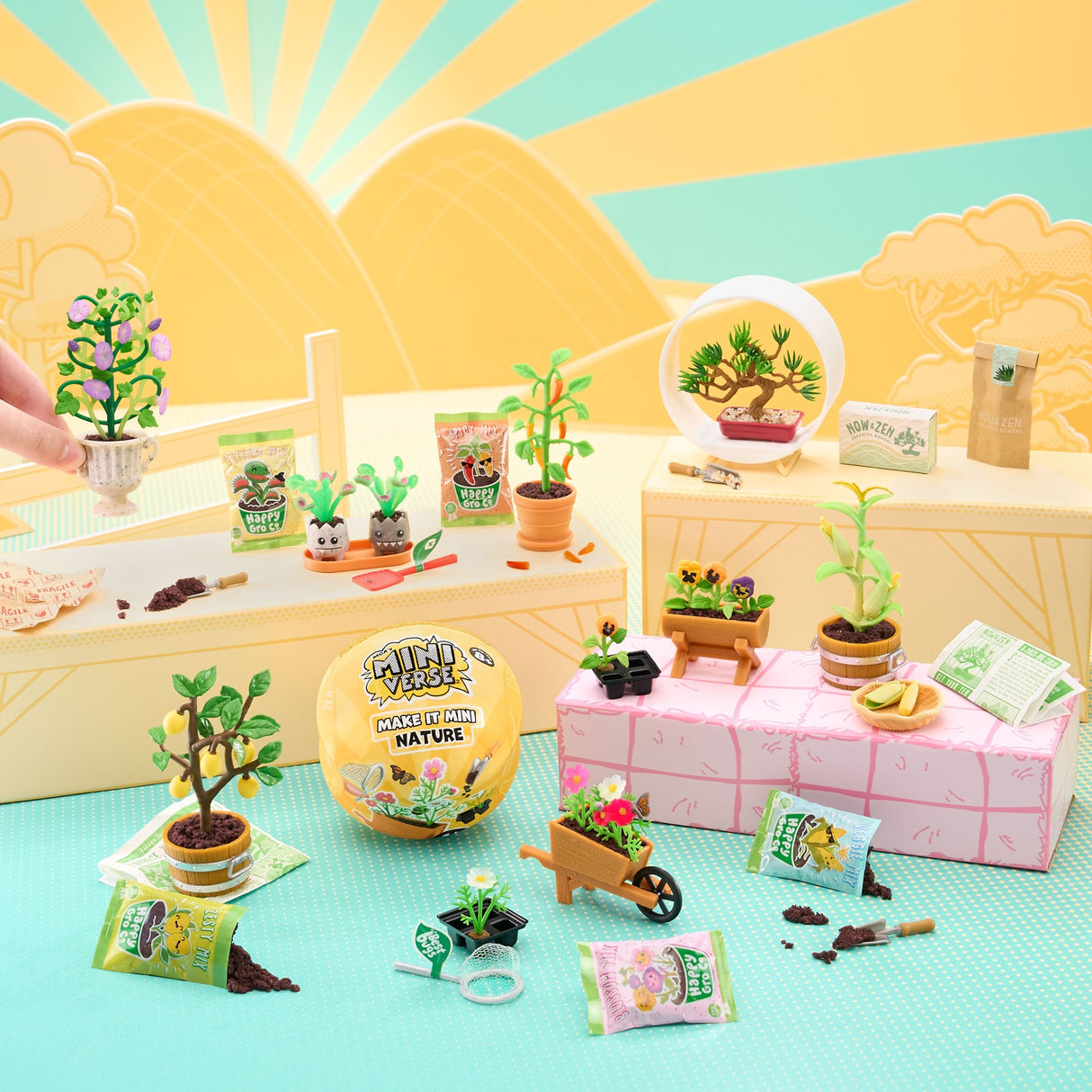 Mga Entertainment Miniverso De Mga: Make It Mini Nature Series 3 Mini Coleccionables, Elaboración De Artículos Variados 546962-Euc