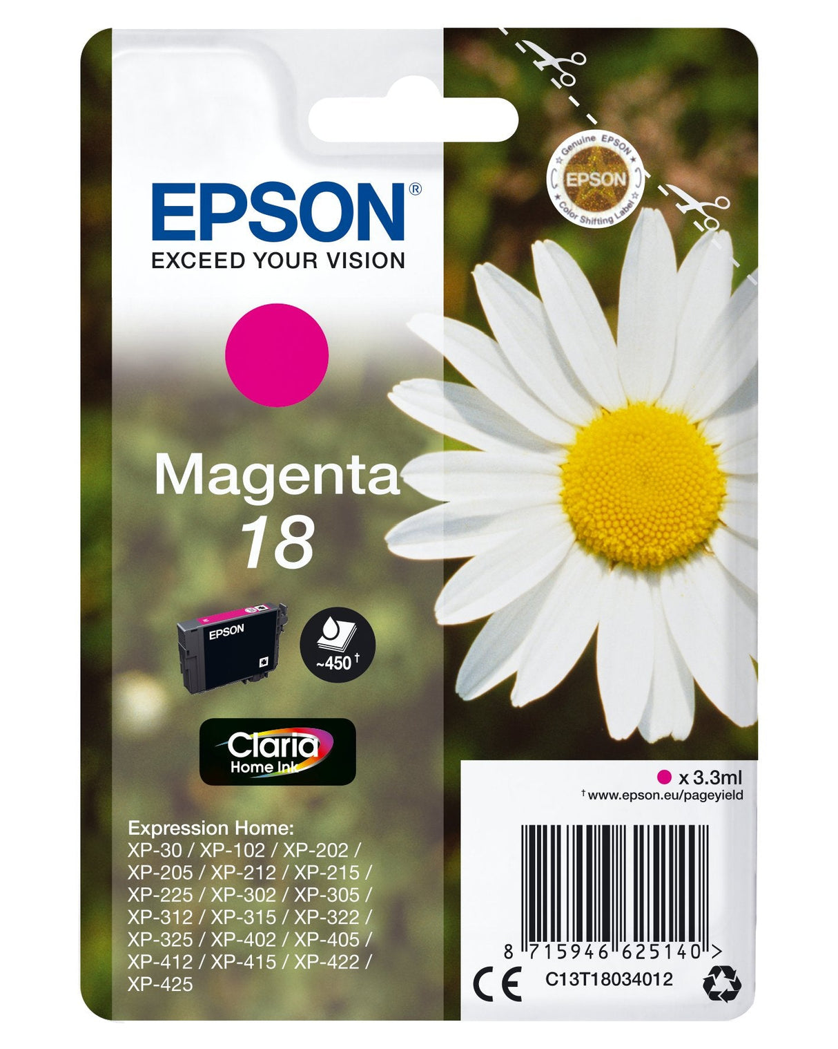 Tinta Original Epson 18 Magenta