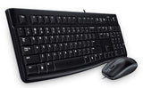 Teclado Hebreo + Ratón Logitech Desktop Mk120 Usb Negro 920-002545