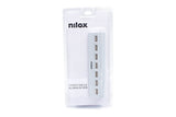 EAN 8436556148460 - Nilox NXHU7ALU2 hub de interfaz 480 Mbit/s Gris imagen 8