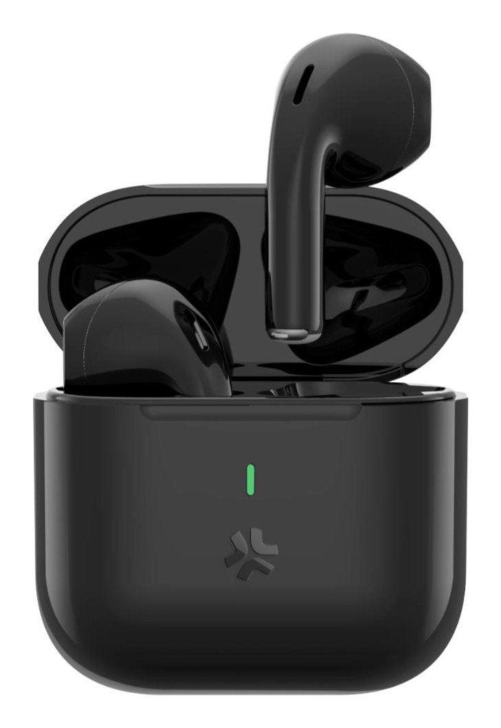 Auriculares Celly Compactbk  Inalámbrico  Usb Tipo C Negro