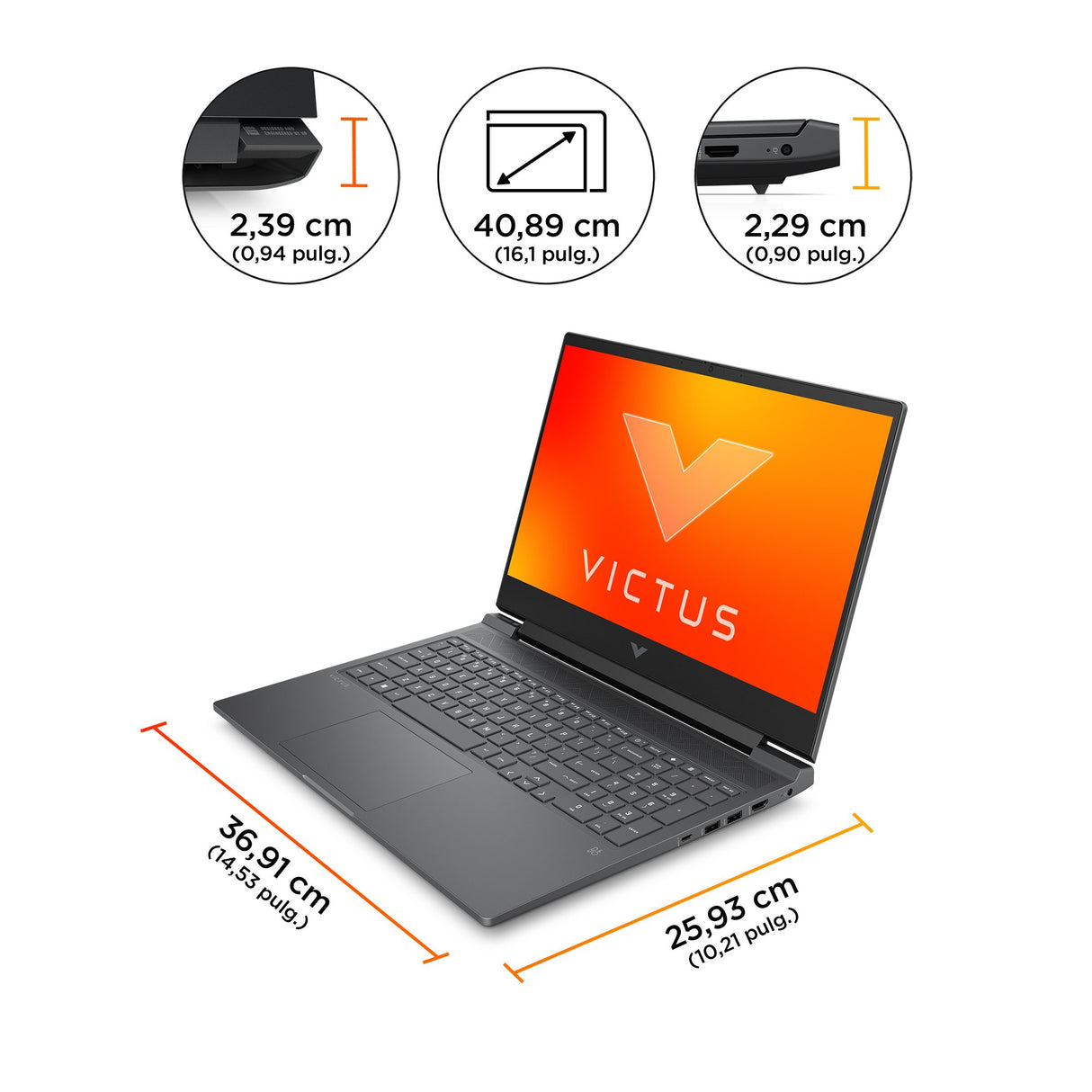 EAN 197497409352 - HP Victus Gaming Victus 16-r0009ns Intel® Core™ i7 i7-13700H Portátil 40,9 cm (16.1") Full HD 16 GB DDR5-S imagen 7