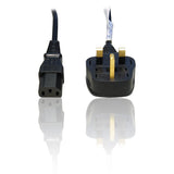 EAN 5055146645030 - Origin Storage PWR0002A cable de transmisión Negro 1,5 m Enchufe tipo G C13 acoplador imagen 1