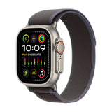 Apple Watch Ultra 2 Gps Cellular 49mm Caja De Titanio Correa Loop Trail Azul Negro M L